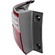 Driver Side, Inner And Outer Halogen Tail Light, With bulb(s), OE Replacement