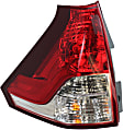 Driver and Passenger Side, Lower Halogen Tail Light, With bulb(s), OE Replacement, CAPA Certified