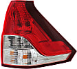 Driver and Passenger Side, Lower Halogen Tail Light, With bulb(s), OE Replacement, CAPA Certified