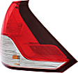 Driver and Passenger Side, Lower Halogen Tail Light, With bulb(s), OE Replacement, CAPA Certified