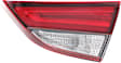 Passenger Side, Inner and Outer Halogen/LED Combo Tail Light, With bulb(s), OE Replacement