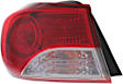 Driver Side, Inner And Outer Halogen Tail Light, With bulb(s), OE Replacement