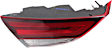 Driver Side, Inner And Outer Halogen/LED Combo Tail Light, With bulb(s), OE Replacement