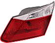 Passenger Side, Inner and Outer Tail Lights, with Bulb, Halogen, Sedan, Mounts On Trunk Lid and Body, Manual Transaxle
