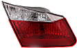 Driver and Passenger Side, Inner Tail Lights, with Bulbs, Halogen, Sedan, Mounts on Trunk Lid