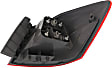2013 Honda Accord - Driver Side, Inner And Outer Halogen Tail Light, With bulb(s), 4-Door Mounts On Trunk Lid, OE Replacement, Sedan