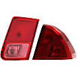 Passenger Side, Inner and Outer Halogen Tail Light, With bulb(s), OE Replacement