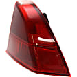 Passenger Side, Inner and Outer Halogen Tail Light, With bulb(s), OE Replacement