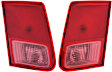 Driver and Passenger Side, Inner Halogen Tail Light, With bulb(s), OE Replacement
