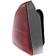 Driver Side, Inner And Outer Halogen Tail Light, With bulb(s), OE Replacement