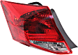 Driver and Passenger Side Halogen Tail Light, With bulb(s), OE Replacement