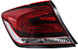 Driver and Passenger Side, Outer Halogen Tail Light, With bulb(s), OE Replacement