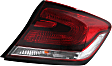 Driver and Passenger Side, Outer Halogen Tail Light, With bulb(s), OE Replacement
