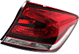 Driver and Passenger Side, Outer Halogen Tail Light, With bulb(s), OE Replacement