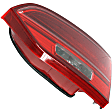 Passenger Side, Inner and Outer Halogen Tail Light, With bulb(s), OE Replacement