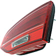 Passenger Side, Inner and Outer Halogen Tail Light, With bulb(s), OE Replacement