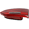 Passenger Side, Inner and Outer Halogen Tail Light, With bulb(s), OE Replacement