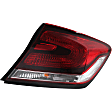Passenger Side, Inner and Outer Halogen Tail Light, With bulb(s), OE Replacement