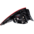 Passenger Side, Inner and Outer Halogen Tail Light, With bulb(s), OE Replacement