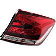 Passenger Side, Inner and Outer Halogen Tail Light, With bulb(s), OE Replacement, CAPA Certified