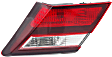 Driver and Passenger Side, Inner Halogen Tail Light, With bulb(s), OE Replacement, CAPA Certified