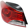 Driver and Passenger Side, Inner and Outer Tail Lights, with Bulbs, Halogen/LED Combo, USA Built Vehicle