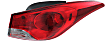 2013 Hyundai Elantra - Driver and Passenger Side, Outer Halogen Tail Light, With bulb(s), Mounts on Body, USA Built Vehicle, OE Replacement