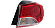 2013 Hyundai Elantra - Driver and Passenger Side, Outer Halogen Tail Light, With bulb(s), Mounts on Body, USA Built Vehicle, OE Replacement