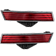 Driver and Passenger Side, Inner Halogen Tail Light, Without bulb(s), OE Replacement