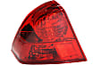 2004 Honda Civic - Driver and Passenger Side, Outer Halogen Tail Light, Without bulb(s), 4-Door Mounted On Body, Japan Built Vehicle, OE Replacement, Sedan