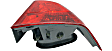 2004 Honda Civic - Driver and Passenger Side, Outer Halogen Tail Light, Without bulb(s), 4-Door Mounted On Body, Japan Built Vehicle, OE Replacement, Sedan