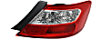 Driver and Passenger Side Halogen Tail Light, Without bulb(s), OE Replacement