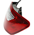 Driver and Passenger Side Halogen Tail Light, Without bulb(s), OE Replacement