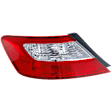 Driver and Passenger Side Halogen Tail Light, Without bulb(s), OE Replacement, CAPA Certified