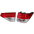 Passenger Side, Inner and Outer LED Tail Light, With bulb(s), OE Replacement