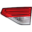 Passenger Side, Inner and Outer LED Tail Light, With bulb(s), OE Replacement