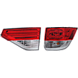 Passenger Side, Inner and Outer LED Tail Light, With bulb(s), OE Replacement