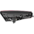 Driver and Passenger Side, Inner and Outer LED Tail Light, With bulb(s), OE Replacement, CAPA Certified