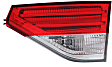 Passenger Side, Inner and Outer LED Tail Light, With bulb(s), OE Replacement, CAPA Certified