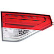 Driver Side, Inner And Outer LED Tail Light, With bulb(s), OE Replacement, CAPA Certified