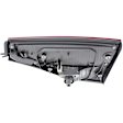 Driver Side, Inner And Outer LED Tail Light, With bulb(s), OE Replacement, CAPA Certified