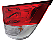 Driver and Passenger Side, Outer Tail Lights, with Bulbs, LED, Mounted on Body