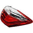 Passenger Side, Inner and Outer LED Tail Light, With bulb(s), OE Replacement, Sedan