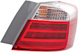 Driver and Passenger Side, Outer Tail Lights, with Bulbs, LED, Sedan, Mounts on Body, CAPA Certified