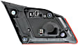 Driver and Passenger Side, Inner Tail Lights, with Bulbs, LED, Sedan, Mounts on Trunk Lid