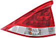 Driver and Passenger Side Tail Lights, with Bulbs, Halogen, 4-Door, Hatchback