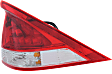 Driver and Passenger Side Tail Lights, with Bulbs, Halogen, 4-Door, Hatchback