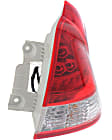 Driver and Passenger Side Tail Lights, with Bulbs, Halogen, 4-Door, Hatchback