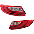 Passenger Side, Driver Side Halogen Tail Light, With bulb(s), OE Replacement, Coupe