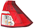 Driver and Passenger Side, Lower Halogen Tail Light, With bulb(s), OE Replacement